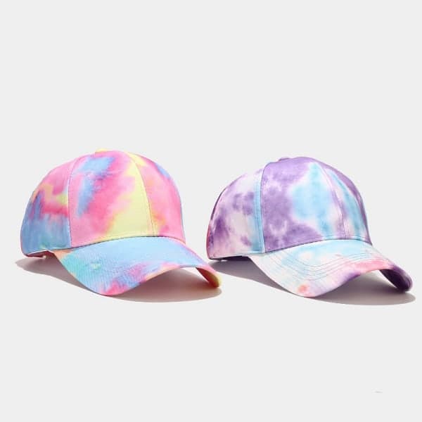 IC Färg Tie-dye baseballcaps og sommerhatt3#
