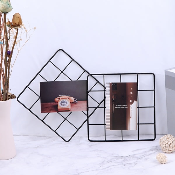 IC Rutnät DIY Väggfoton Vykort Väggkonst Display Mesh Organizer