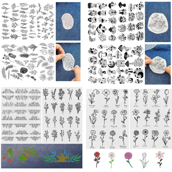2 sting Broderi papir Håndsøm Stabilisatorer CC C C