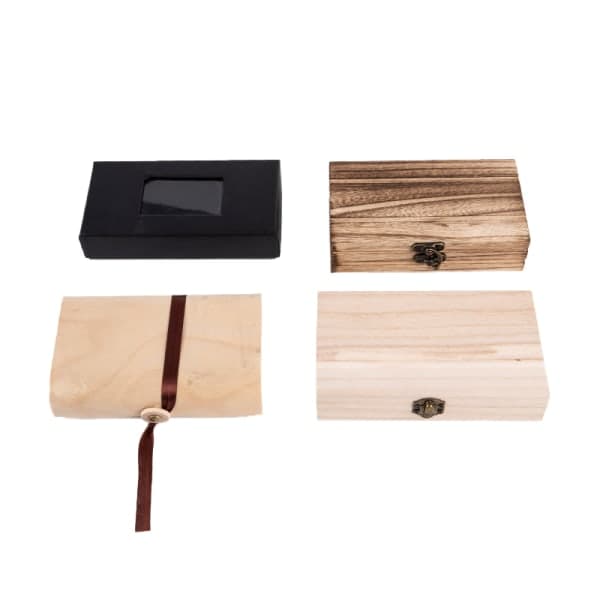 IC Flugor Trebokser Organizer Bokser Med Lokk Lokk Trebokser for B