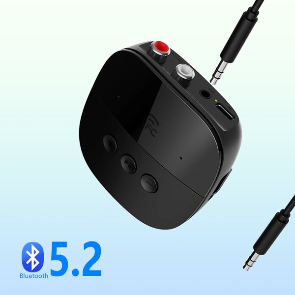 IC Bluetooth 5.2 o Mottagare RCA 3.5mm AUX USB Stereo NFC Trådlös