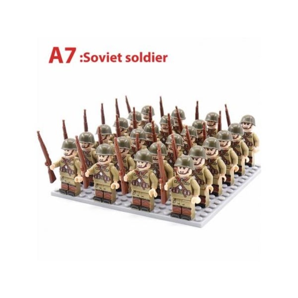 IC Militære figurer Byggesteiner Soldater Mursten