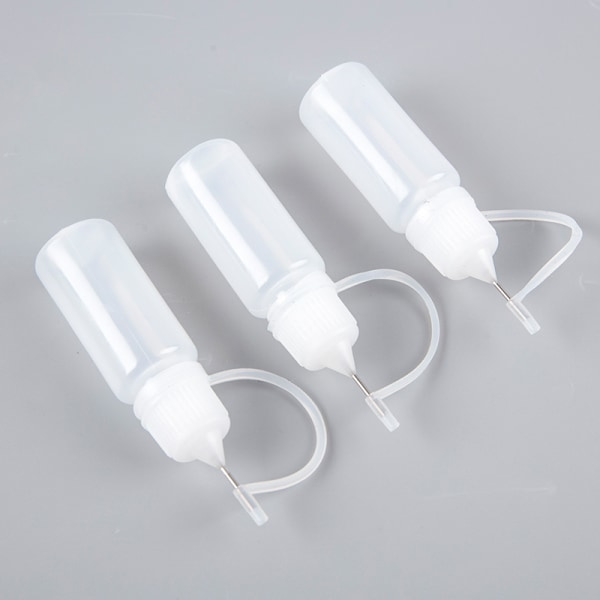 IC 10 st Spetslim 10ml Applikatorflaska Tube Sub-tappning Pinhole 5ML