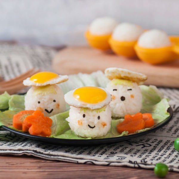 IC 6st/ set Baby Risbollform Barn Lunch DIY Sushi Maker Form