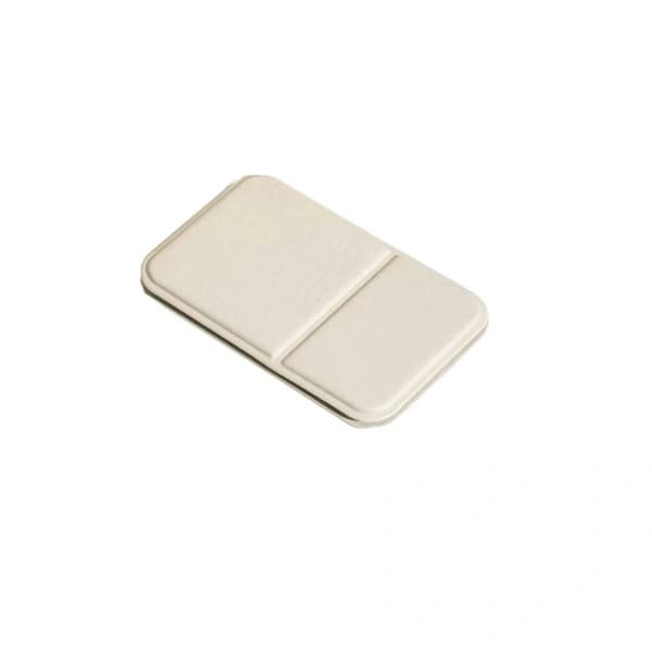 1 pc Portable Foldable Makeup Mirror - Compact Handheld Cosmetic Mirror (Travel/Dorm/Stocking Stuffer) white white