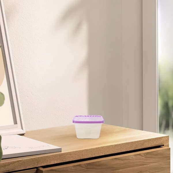 4 pcs Moisture Storage Box Refillable Empty Container Cabinet