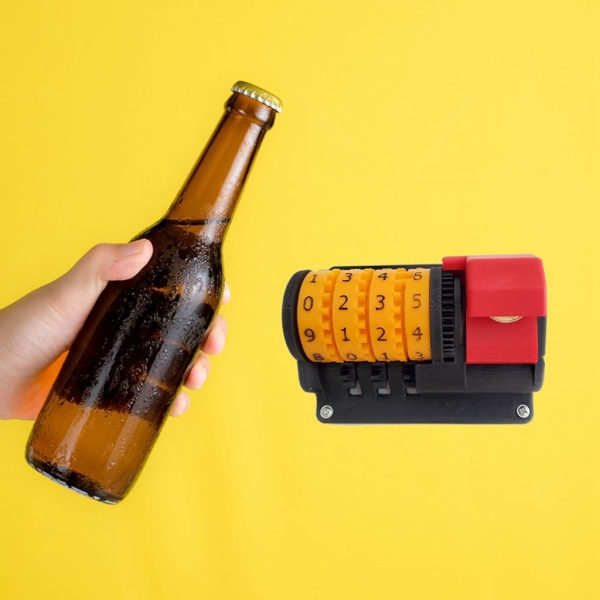 IC Væghængt Ølåbner Flaskeåbner Tæller Enhed Gaver til Øl Elskere Oktoberfest
