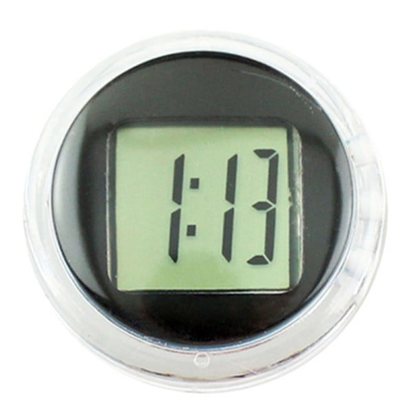 IC Universal Motorcykelklocka Tillbehör Watch Digital Klocka Svart