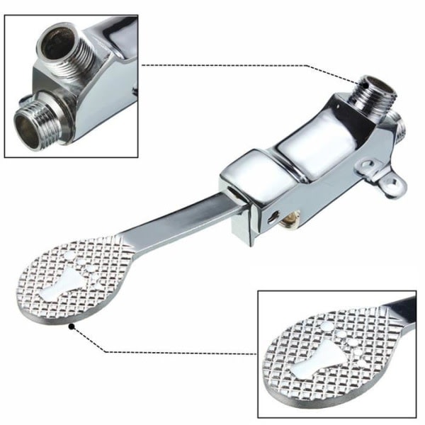 Enkel Vaskekran for Baderom Messing Pedal Vaskekran i Messing