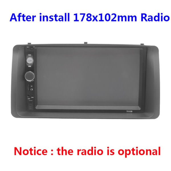 IC Dashboard Ram Radio Fascia Dash Mp5-spelare för Toyota Corolla