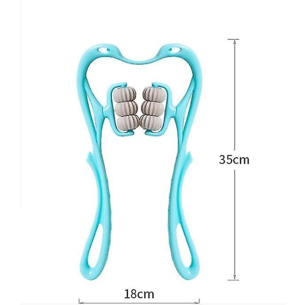 Justerbar sekshjuls manuel trykakslemassager til nakke og skuldre - Afslapning af muskler