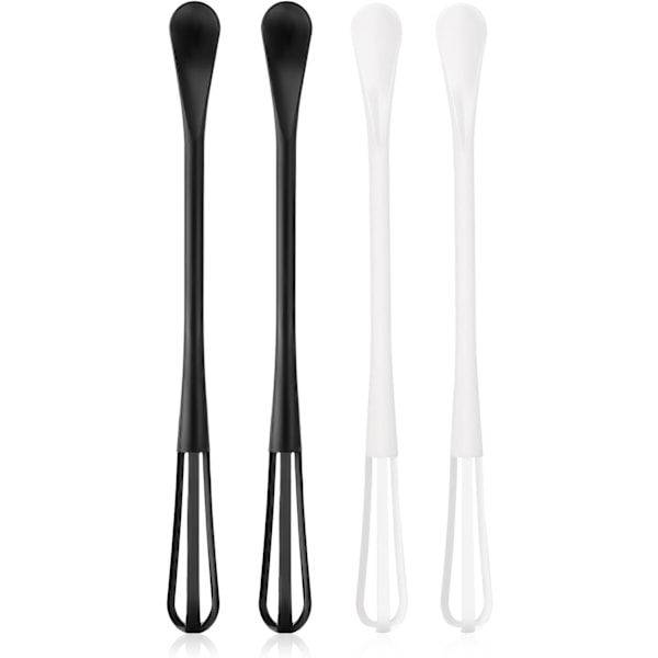Paket med Multifunktionella Mini Vispar, Äggvispar för Matlagning, Små Vispar för Vispning, Vispning, Blanda Ingredienser, Rör Såser