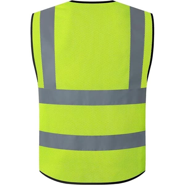 Reflexväst, Byggarbetsplatsväst, Unisex