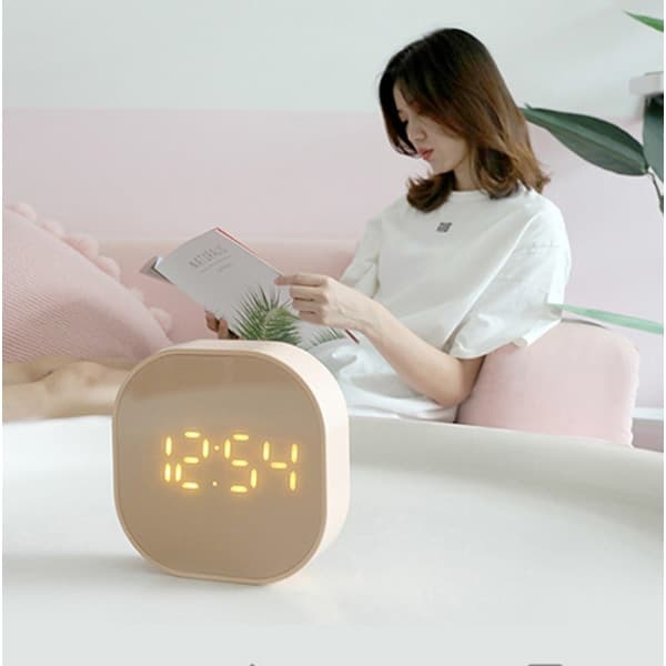 IC Digital vekkerklokke med LED smart sensor