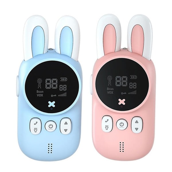 Huncv-barn walkie talkie Toveisradio leker Barn gaver 3 km Den beste gaven for gutter og jenter Utendørs eventyr 2 stykker null none