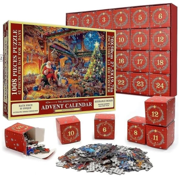 Julkalender Pussel Advent Semester Pussel Jul & Halloween Pussel 250