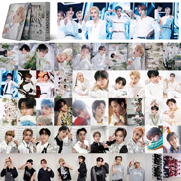 55 stk. Kpop Stray Kids Lomo-kort Nytt album MANIAC JAPAN ENCORE Fotokort Straykids Print Høj kvalitet straykids