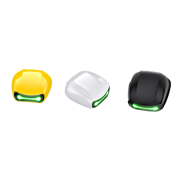 IC Trådløst Binaural Gaming Bluetooth Headset - Lav Latens gulB