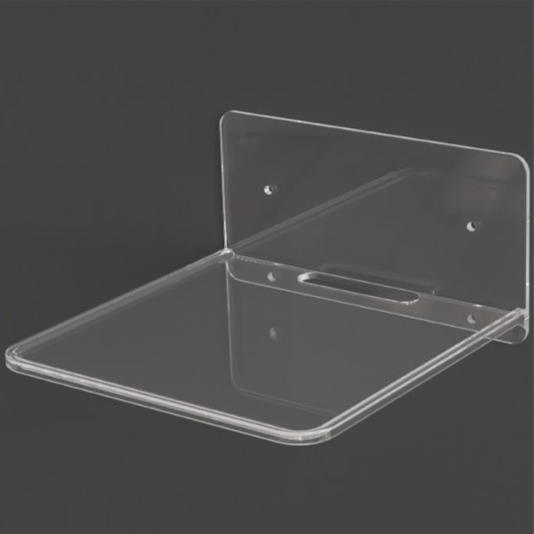 IC Plast Vægmonteret Hylla Transparent opbevaringsplads til telefon Sm A3