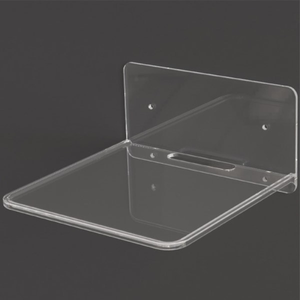 IC Plast Veggmontert Hylle Transparent Oppbevaringsstativ for Telefon Sm A3