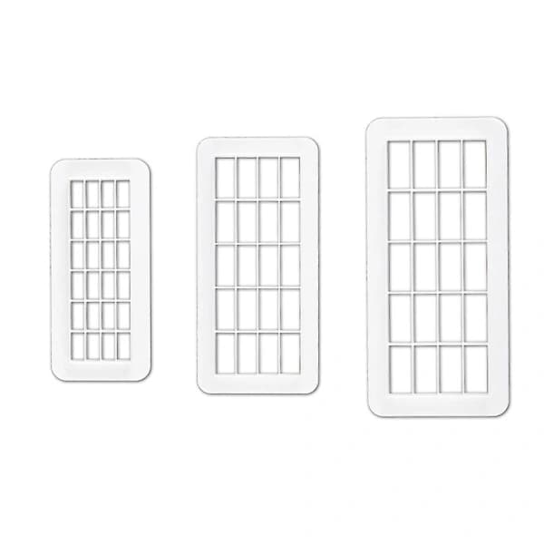 Kageform Kageform Fondantforme, Geometriske Kageforme Til Fødselsdagskage Cupcake Dekoration Rektangulær Prægningsstrimmel Rektangulær prægningsstrimmel Rectangular embossing strip