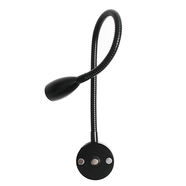 Sort Sølv DC12V 24V 3W Campingvogn Båd LED Læselampe med USB Opladningsport, Fleksibel Touch Dæmpbar Yacht Lastbil Kortlampe [DB] silver 6000K