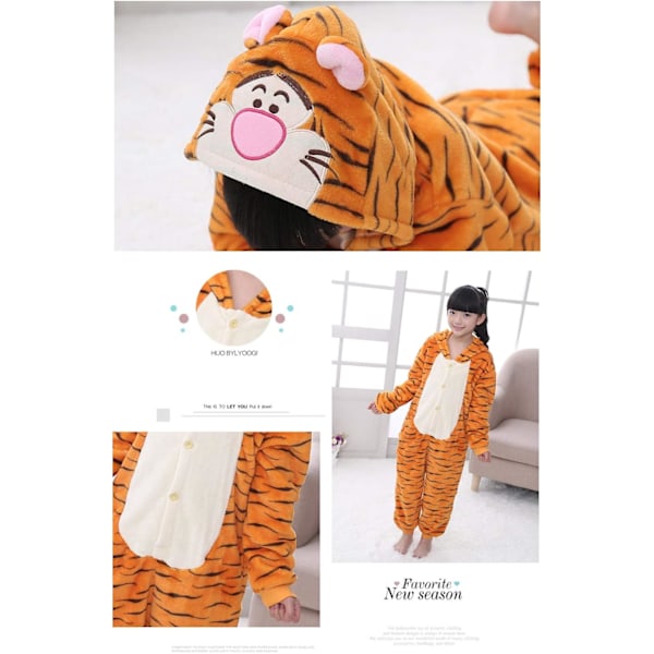 Lasten/Unisex Hieno Pukeutumis Eläin Asun Onesie Yöasu Pyjama Haalari Cosplay Kigurumi Joulu Halloween Hieno Pukeutumis Beggar 100