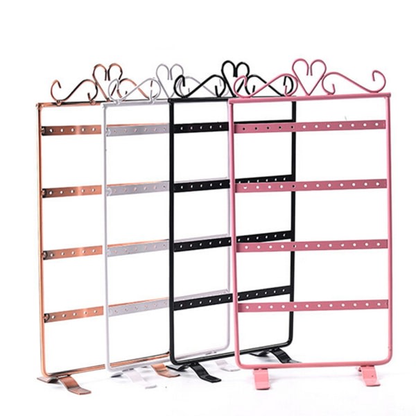IC Smykke Display Stativ Holder Øreringe Hængere 48 Huller Stativ Orga Mørkebrun 15cm * 29cm/5.9\" * 11.4\"