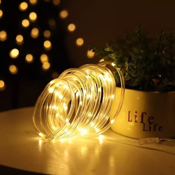 LED-putkivalot sisä- ja ulkokäyttöön, juhlavalot, koristevalaistus, jouluvalot 22m