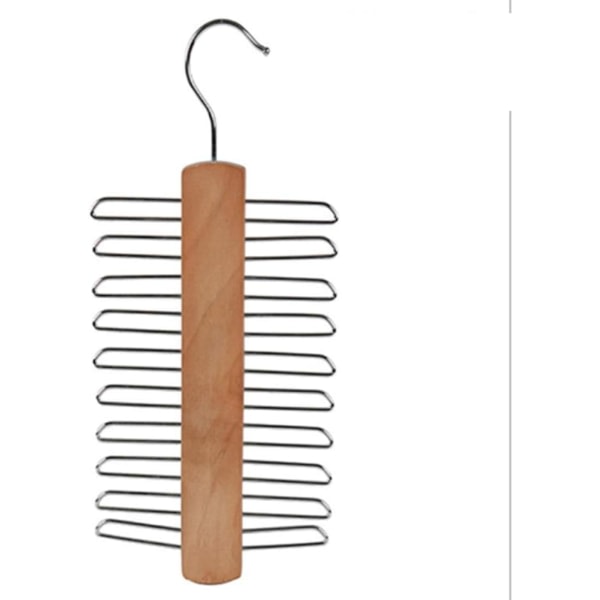 Trähängare för slipsar, halsdukar, skärp, accessoarer