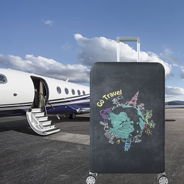 Resväska Skydd, Färgglad Cover (M)