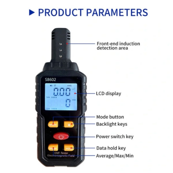 IC Strålingsdosimeter EMF Elektromagnetisk radioaktivitetstester