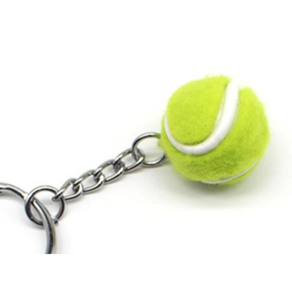 Nøglering, Mini Tennisracket Nøglering, Passer til Sportsbilnøglering, Blå IC