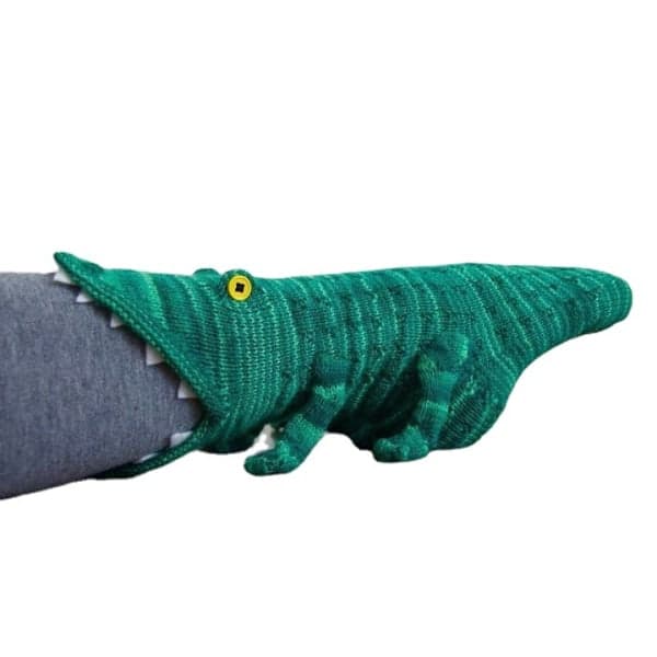 IC Stickade Nyhet Djurmönsterstrumpor Funky Mid Calf Socks (2st)
