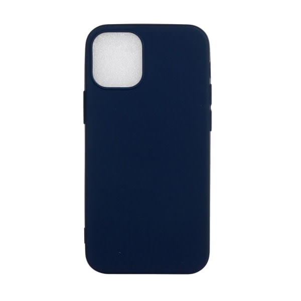 IC iPhone 12 / 12 Pro - Matt TPU-skal - Mörkblå