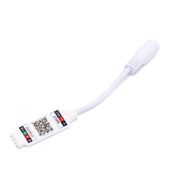 Wifi Bluetooth Kontroller DC 24V Lysstripe Kontroller Vit