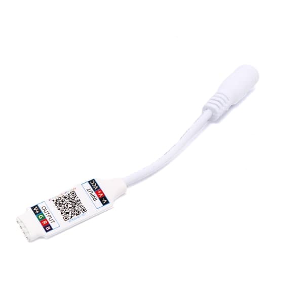 Wifi Bluetooth -ohjain DC 24V valonauhaohjain Vit
