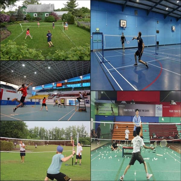 IC Turnering Badmintonnät med Repkabel (20' x 20')