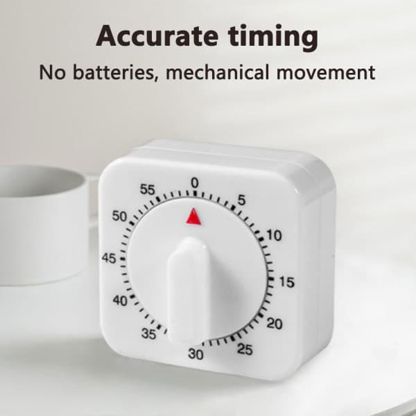 Kjøkken Timer IC Timer 60 Minutter Timing Alarm Lyd Magnetisk