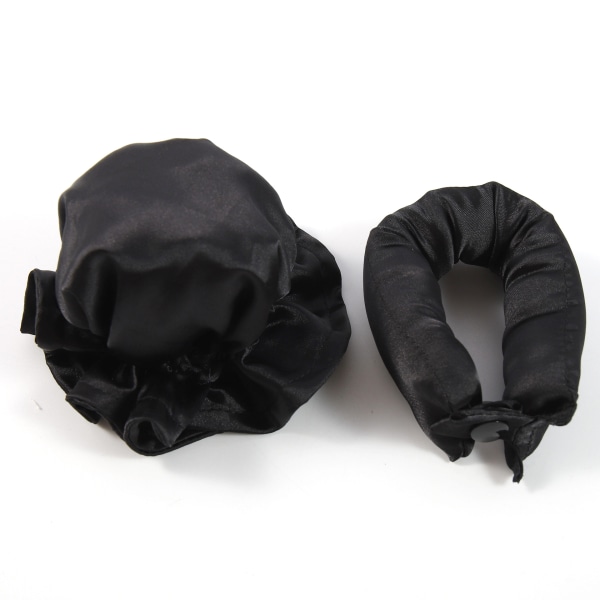 2st Heatless Curling Set Hårrullar för Heatless Curls Heatless svart