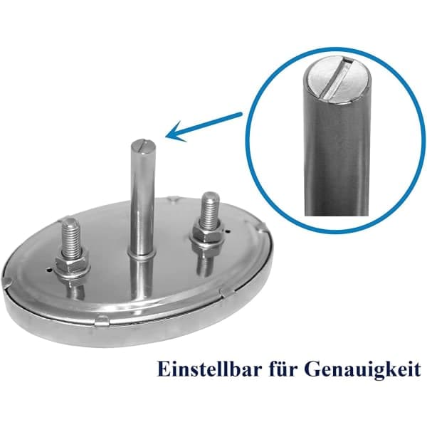 7,4 CM 01T10 Ovntermometer til Brinkmann, Dyna-Glo, Kenmore, Grill Master, Smoker, Rustfrit stål termometer til BBQ Gasgrill reservedele