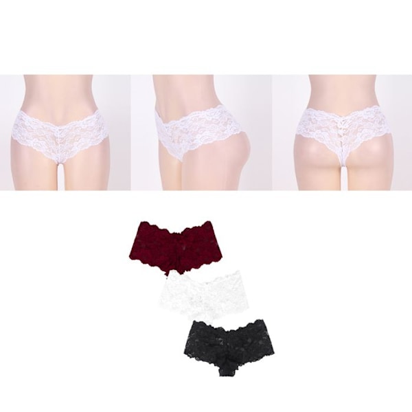Sexig underkläder, Sexig och elegant Tanga, Spets Tanga, Vit T44-46, Sexig Set, Sexiga damunderkläder, Tanga, Damunderkläder Vit Vit 44