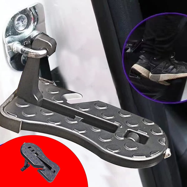 IC Dörrsteg Vikbart dörrsteg, med säkerhetshammarfunktion U-formad krokpedal, lätt att reparera tak och takram, tak universal dörrsteg
