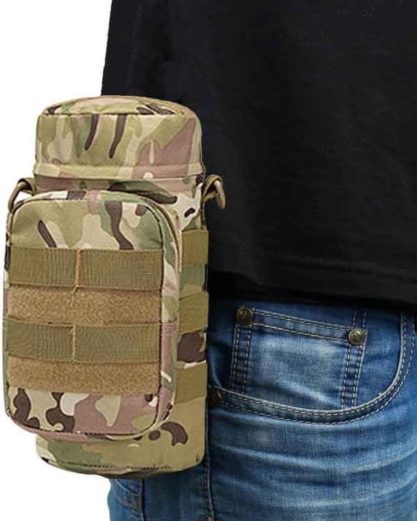 1-pack - Taktisk - flaskhållare - väska - militär - dricksflaskväska - vattenflaskhållare - camping - resor