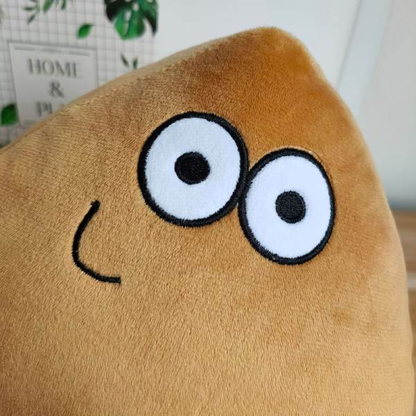 IC 20cm My Pet Alien Pou Plushie Figurspel Plyschleksak Cartoon Stu Brun 20cm