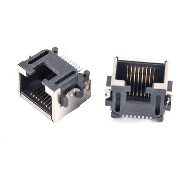 IC 10 stk RJ45 nettverk Ethernet hunn SMT SMD 8P8C hunn J