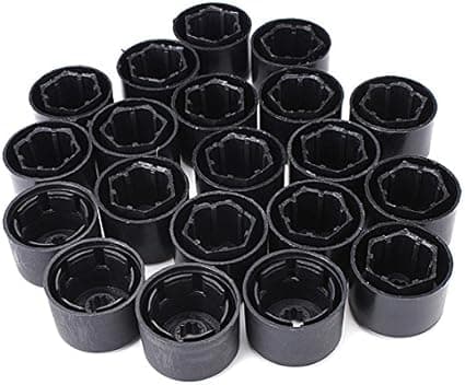 20 Hjulkapslar 17 mm Kompatibla med VW Golf Mk4 Passat Audi Beetle