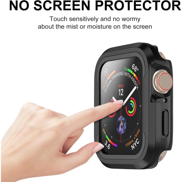 TPU Metal Kombineret Case Designet Kompatibelt med Apple Watch Series SE IC