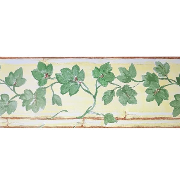Självhäftande tapetbård för vägg - 10 cm X 1000 cm