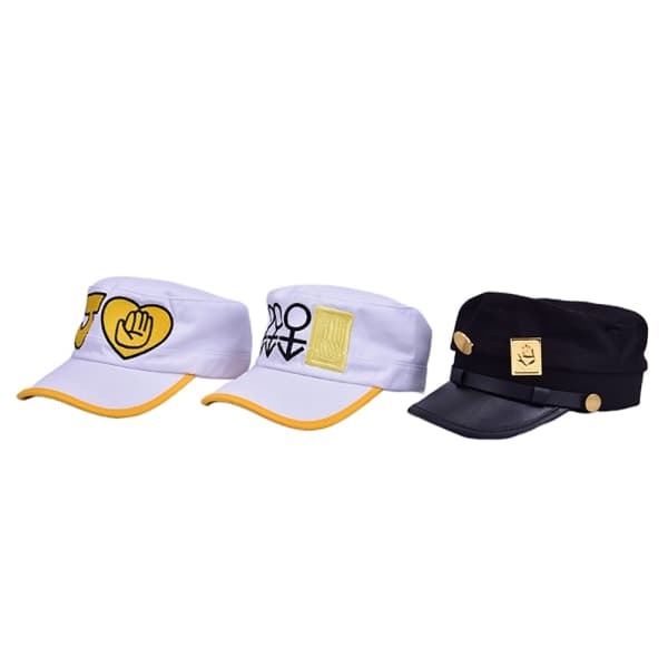 IC Stilfuld Kujo Jotaro Army Militær JOJO Kasket Hat P2